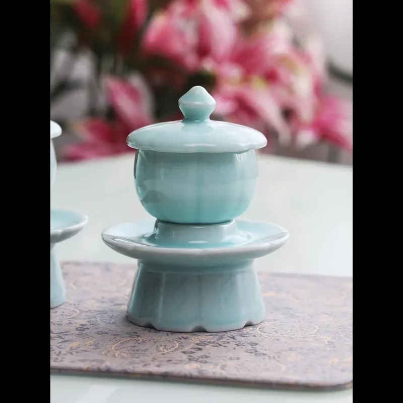 Celadon with Holy Water Cup Ce - Celadon Ceramic Cup ulasan dan harga