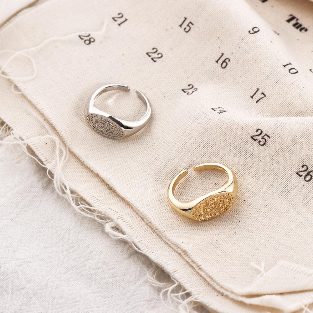 Minimalist Sun Moon Pattern Ri - Korean Women Lifestyle ulasan dan harga