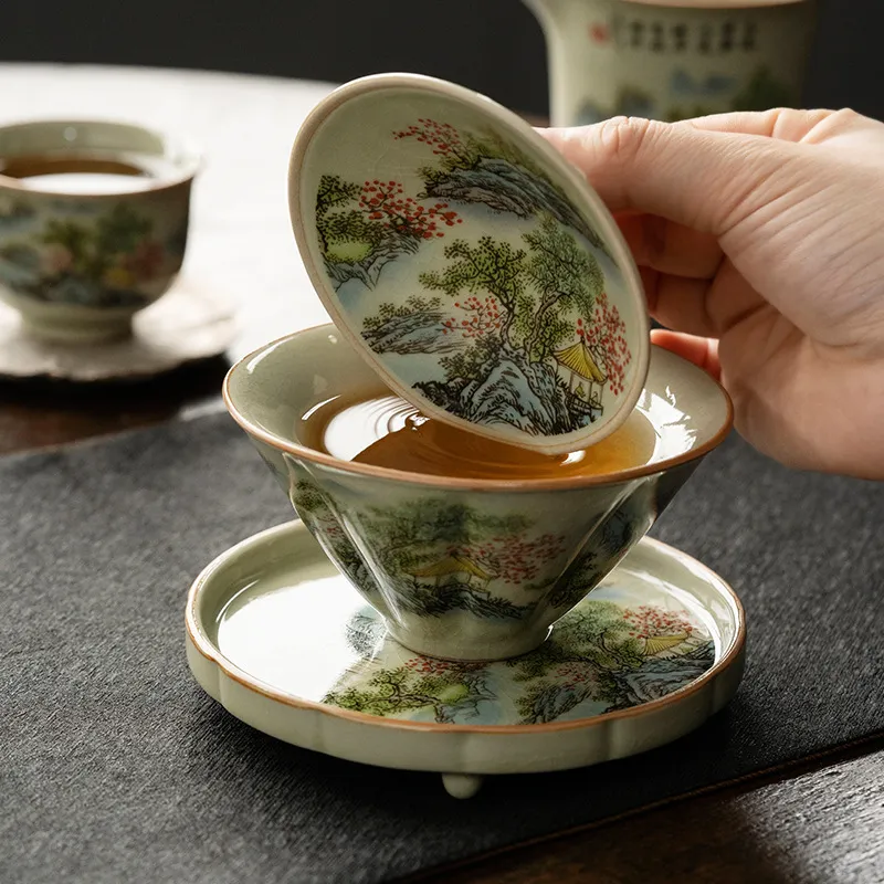 Jingdezhen-Ceramic Tea Cup wit - Celadon Ceramic Cup ulasan dan harga