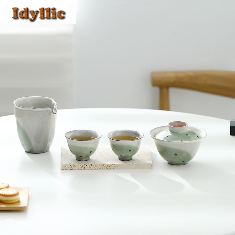 Wabi Sabi Style Power Yin Coar - Korean Tea Set ulasan dan harga