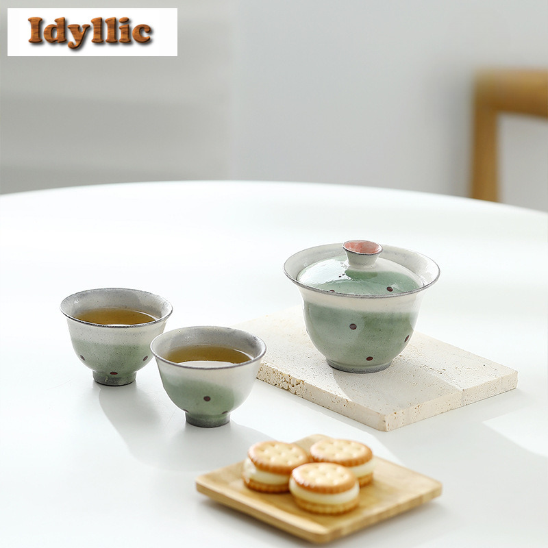 Wabi Sabi Style Power Yin Coar - Korean Tea Set ulasan dan harga