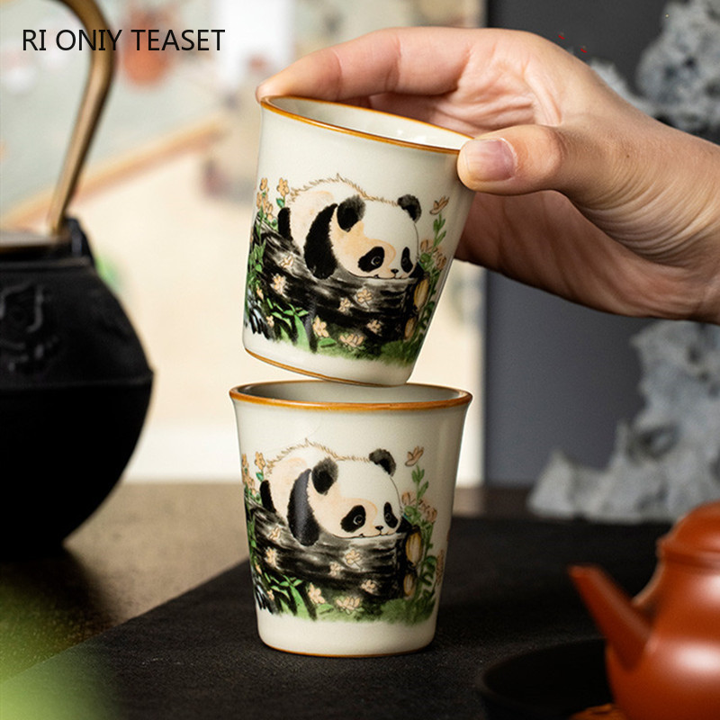 1 Pc Chinese Tradition Ru Kiln - Korean Tea Set ulasan dan harga