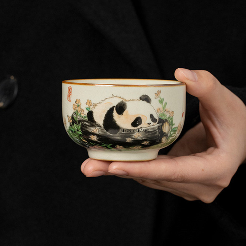 1 Pc Chinese Tradition Ru Kiln - Korean Tea Set ulasan dan harga