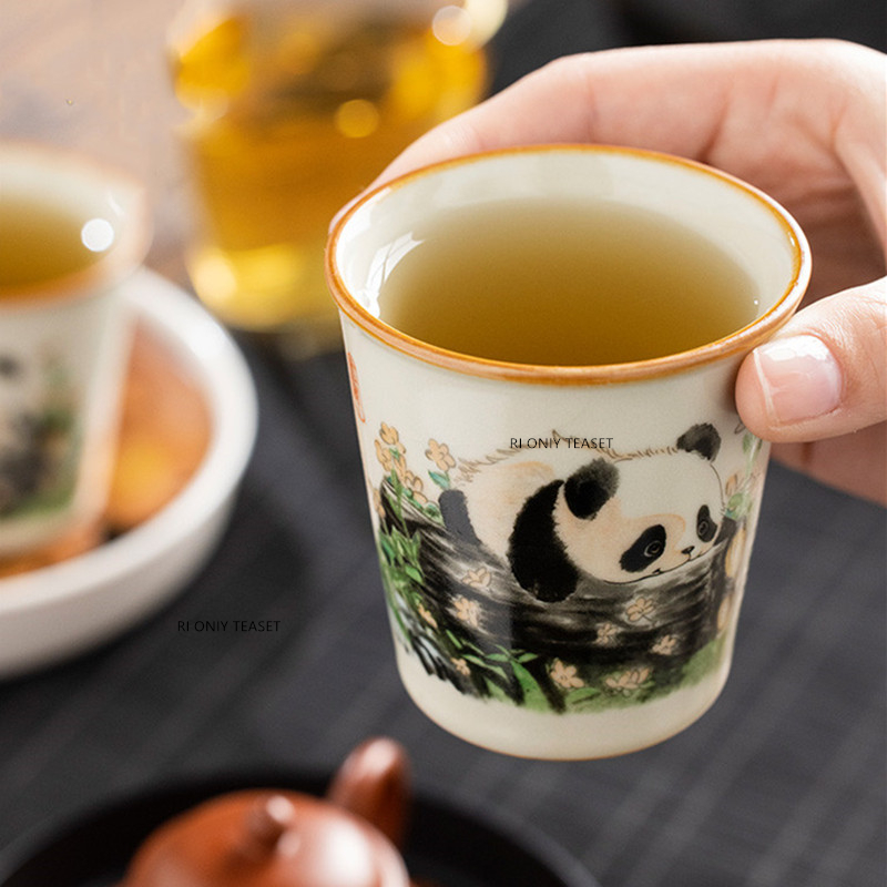 1 Pc Chinese Tradition Ru Kiln - Korean Tea Set ulasan dan harga