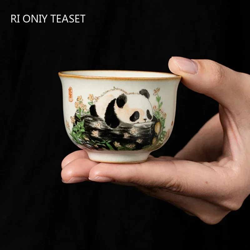 1 Pc Chinese Tradition Ru Kiln - Korean Tea Set ulasan dan harga