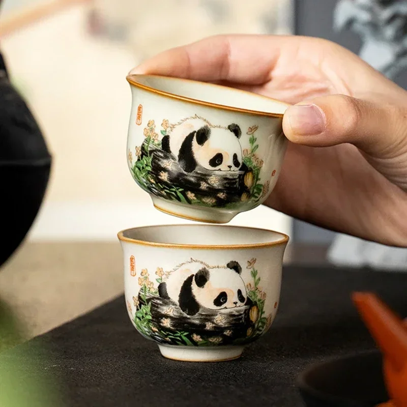 1 Pc Chinese Tradition Ru Kiln - Korean Tea Set ulasan dan harga