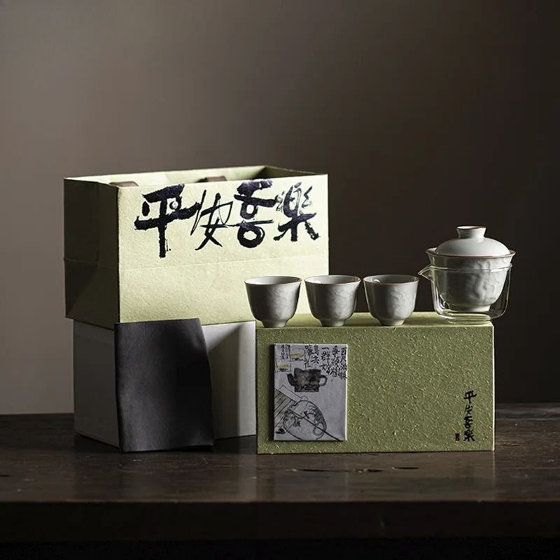 Boutique Handmade Relief Cover - Korean Tea Set ulasan dan harga