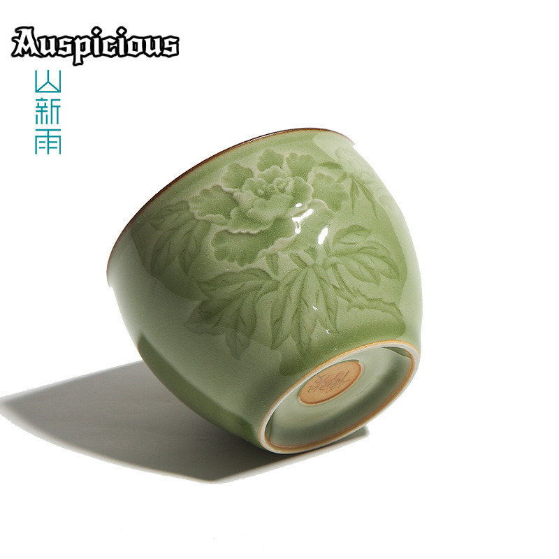 120ml Handmade Longquan Celado - Celadon Ceramic Cup ulasan dan harga