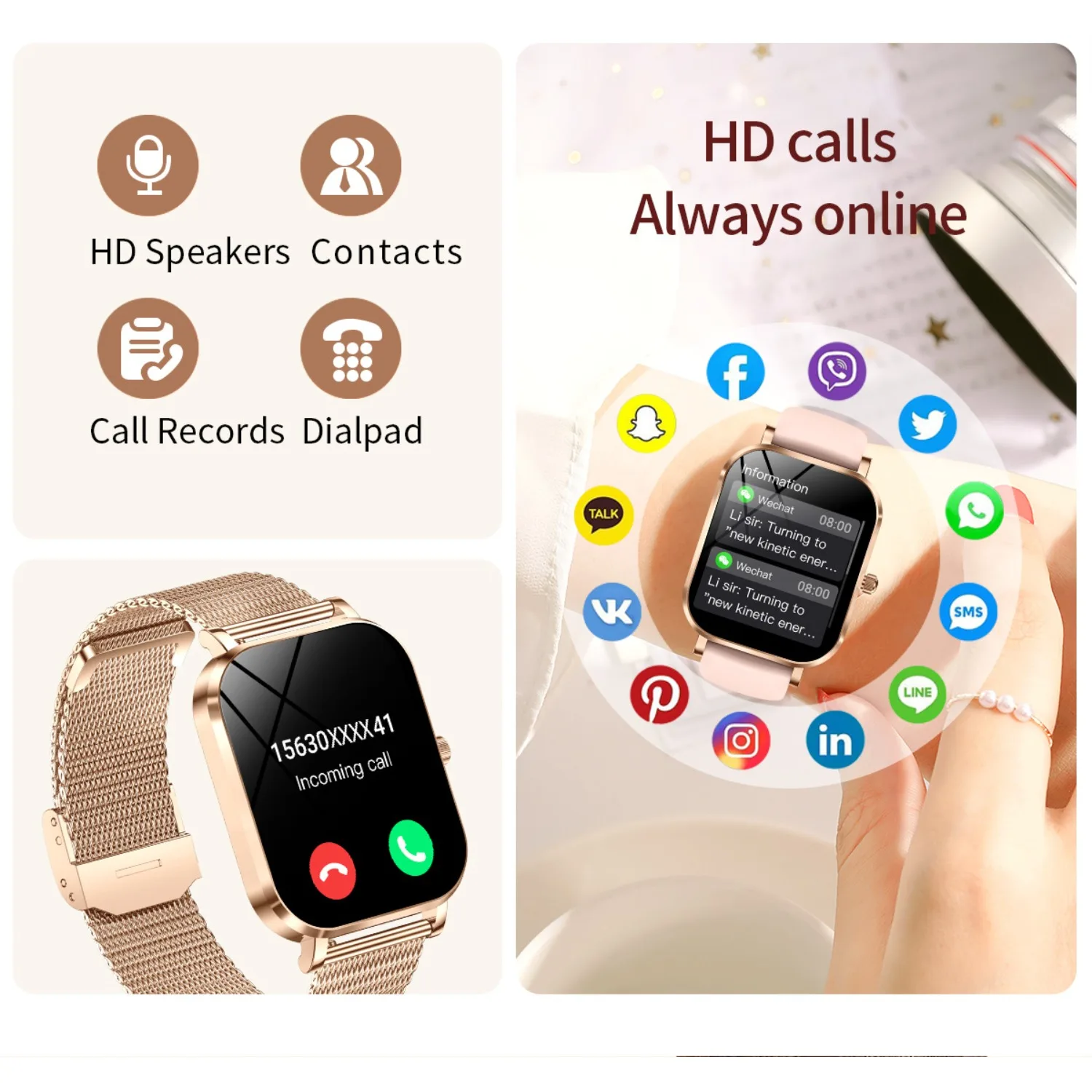 ApexTPUltra Thin Smart Watch F - Korean Women Lifestyle ulasan dan harga