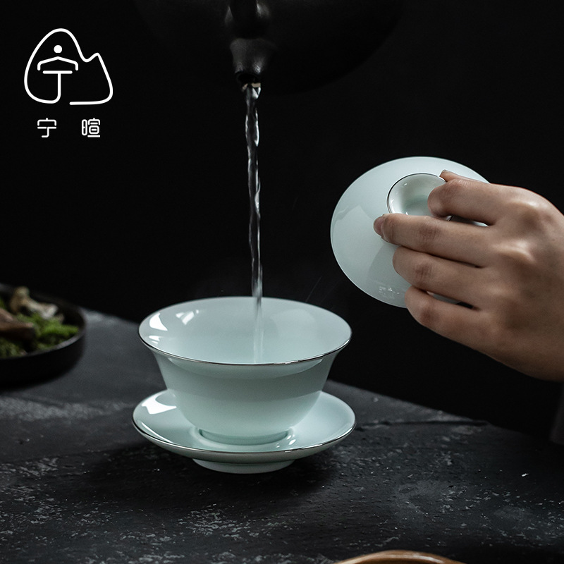 Yingqing Celadon Three-Talent  - Celadon Ceramic Cup ulasan dan harga