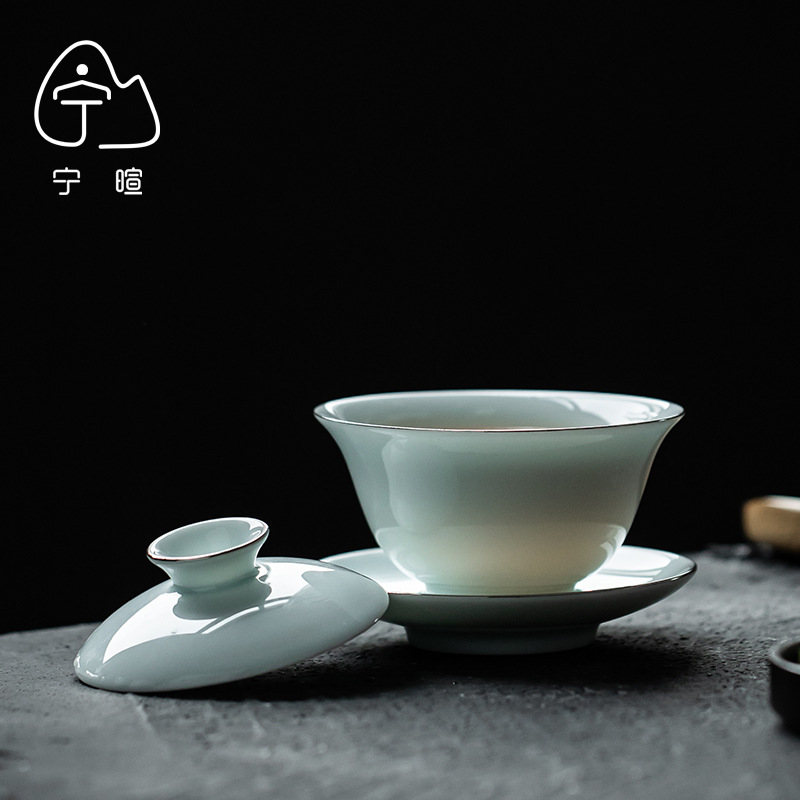 Yingqing Celadon Three-Talent  - Celadon Ceramic Cup ulasan dan harga