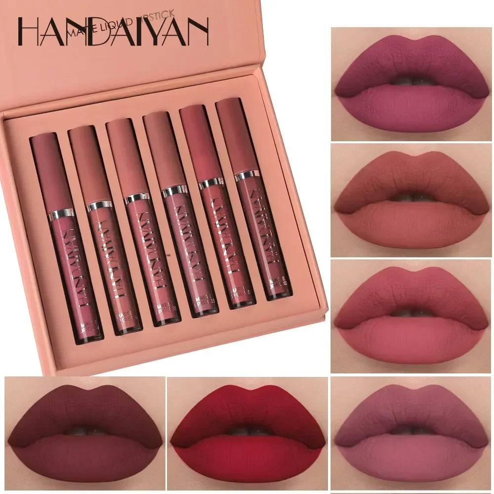 HANDAIYAN 6 PCS Lipstick Set M - Lip Tint Korean ulasan dan harga