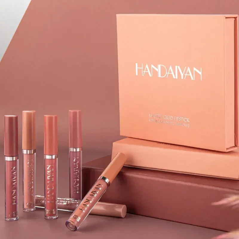 HANDAIYAN 6 PCS Lipstick Set M - Lip Tint Korean ulasan dan harga