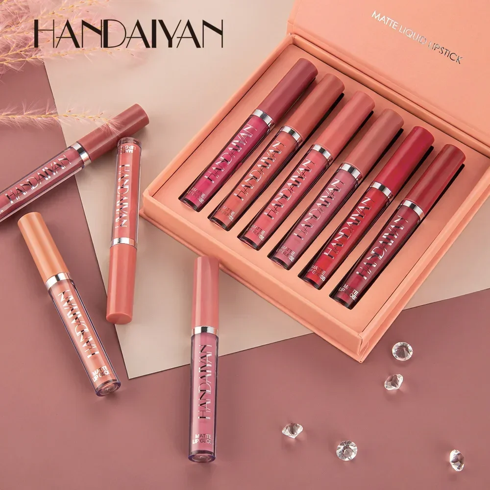 HANDAIYAN 6 PCS Lipstick Set M - Lip Tint Korean ulasan dan harga