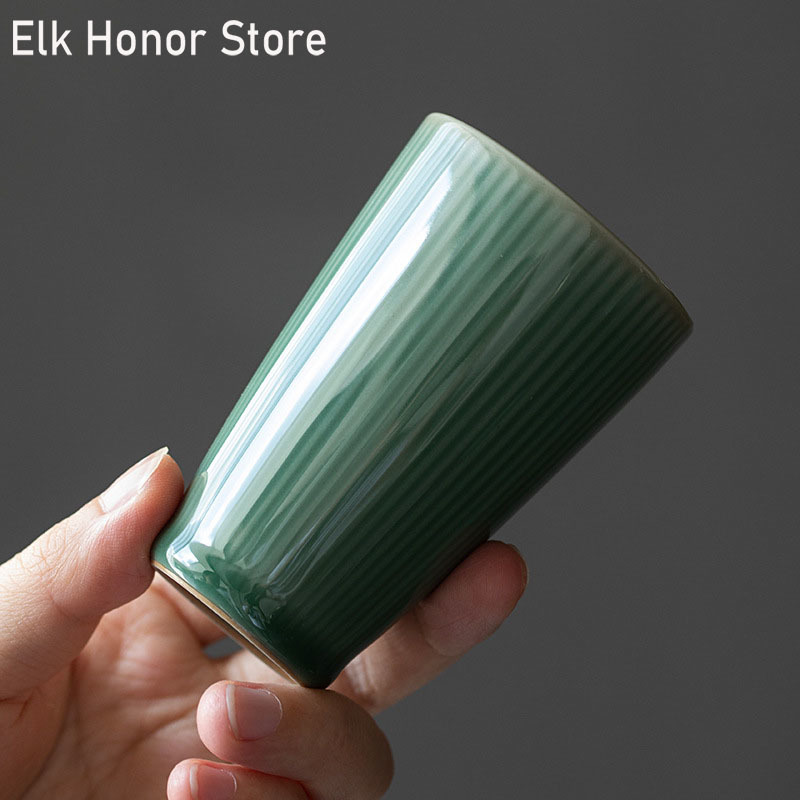 90ML Yue Kiln Celadon Tea Cup  - Celadon Ceramic Cup ulasan dan harga