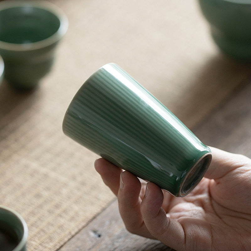 90ML Yue Kiln Celadon Tea Cup  - Celadon Ceramic Cup ulasan dan harga