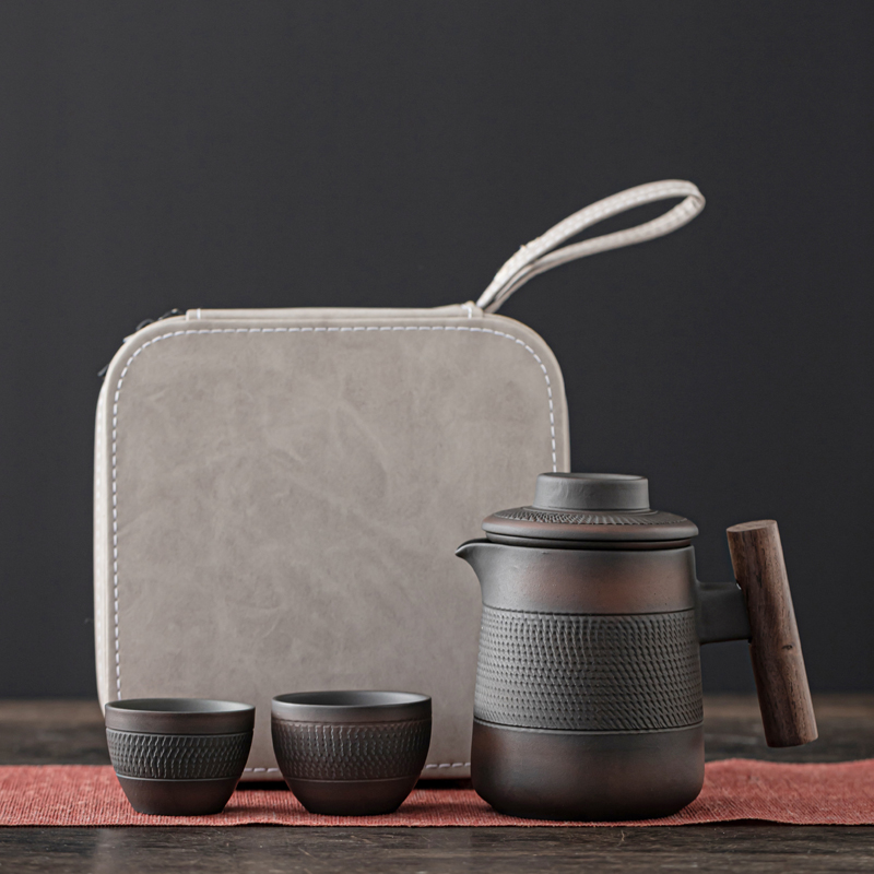 High-end Purple Pottery RetroT - Korean Tea Set ulasan dan harga