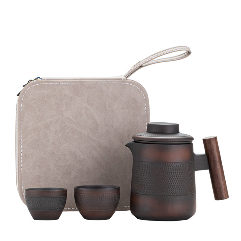 High-end Purple Pottery RetroT - Korean Tea Set ulasan dan harga
