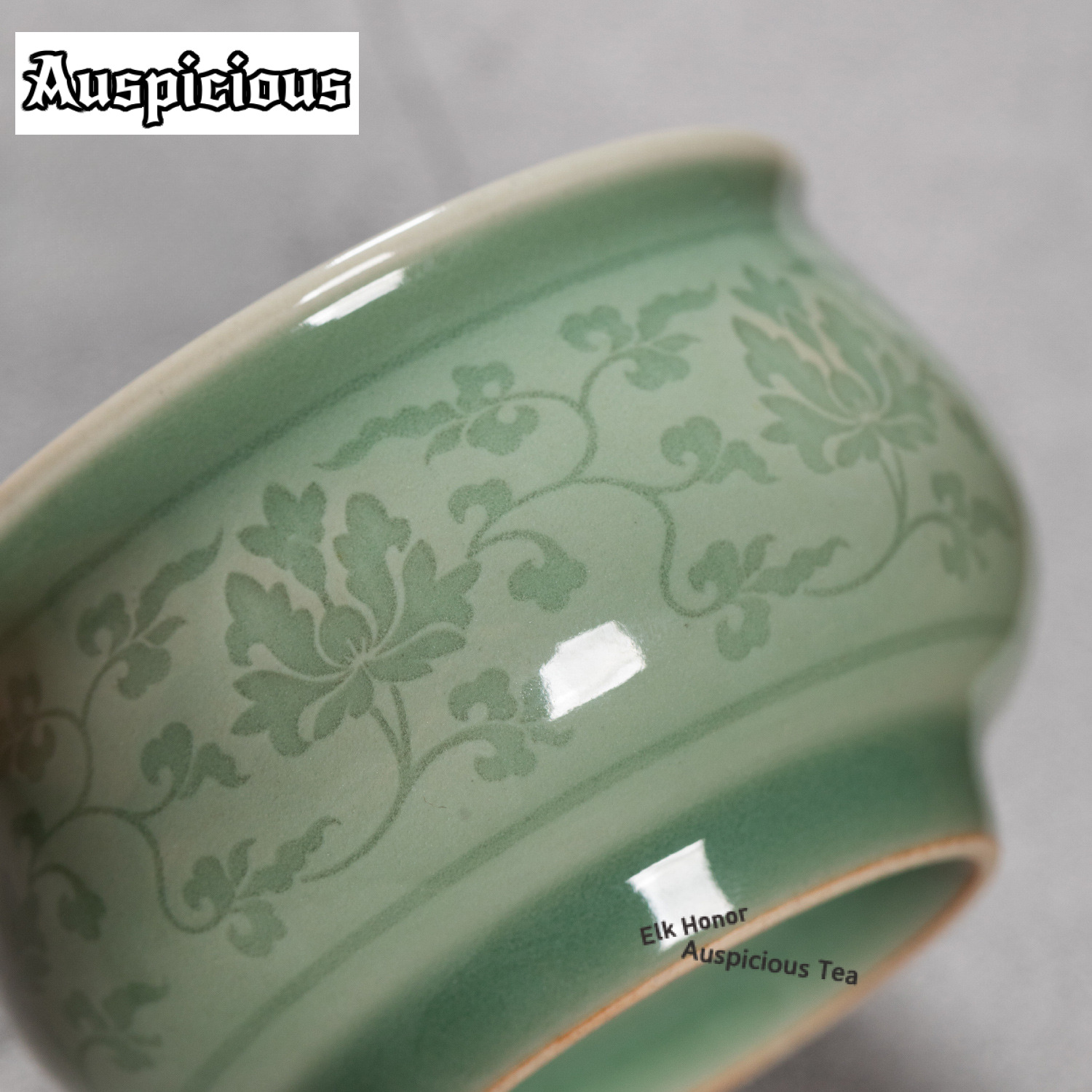 108ml Handmade Twining Lotus C - Celadon Ceramic Cup ulasan dan harga