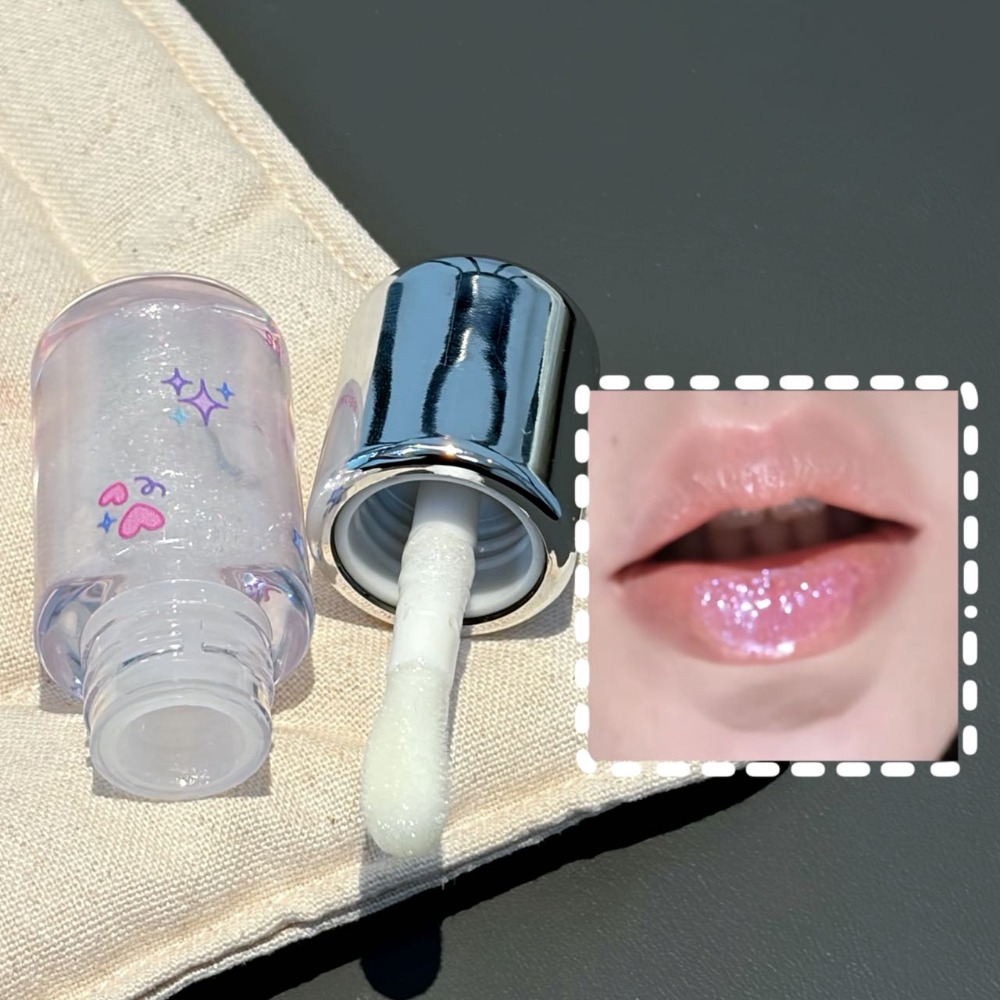 Baby Blue Sparkling Lip Gloss  - Lip Tint Korean ulasan dan harga