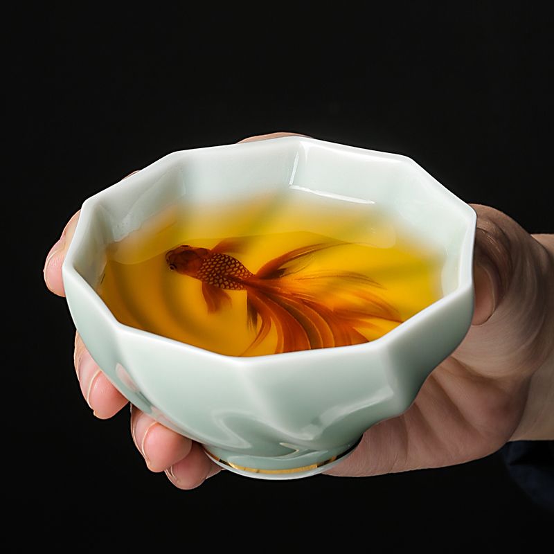 Creative Celadon Teacups Handm - Celadon Ceramic Cup ulasan dan harga