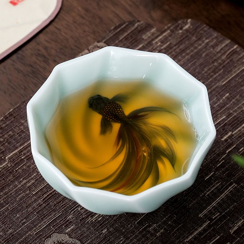 Creative Celadon Teacups Handm - Celadon Ceramic Cup ulasan dan harga