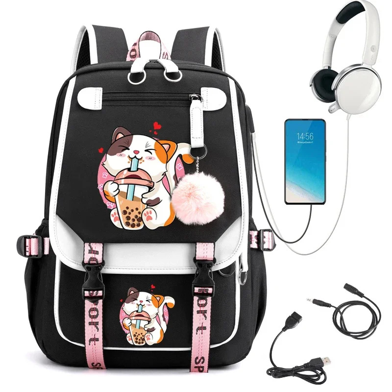 2024 New Nylon Women Backpack  - Korean Tea Set ulasan dan harga