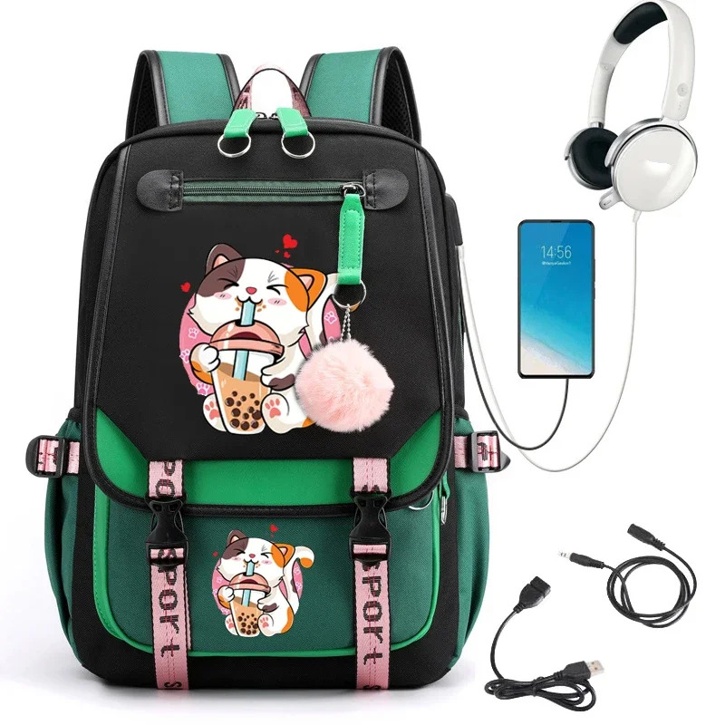 2024 New Nylon Women Backpack  - Korean Tea Set ulasan dan harga