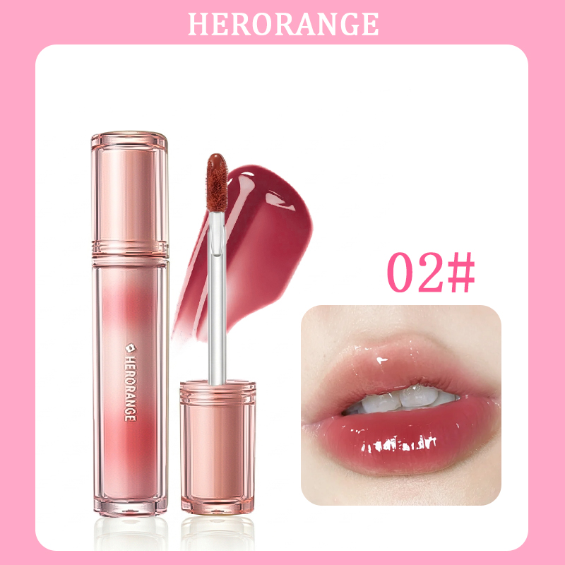 Herorange Iced Tea Gloss Lip G - Lip Tint Korean ulasan dan harga