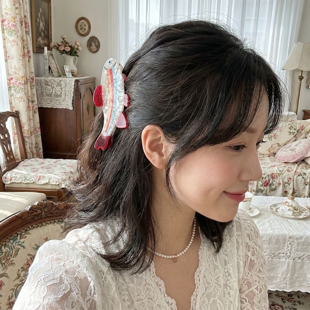 Hairpin Ocean Animal Hair Claw - Korean Women Lifestyle ulasan dan harga