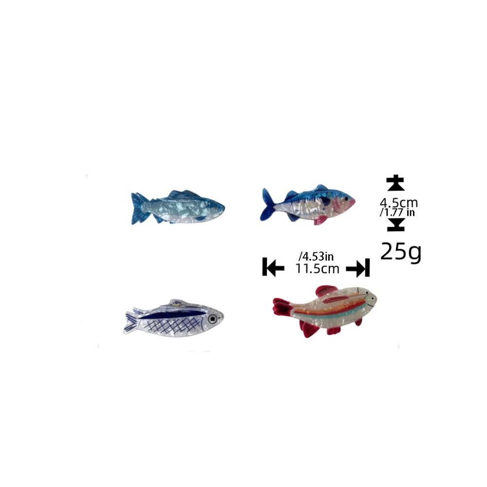 Hairpin Ocean Animal Hair Claw - Korean Women Lifestyle ulasan dan harga