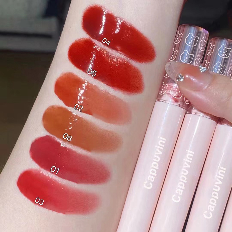 Korean Cherry Red Waterproof M - Lip Tint Korean ulasan dan harga