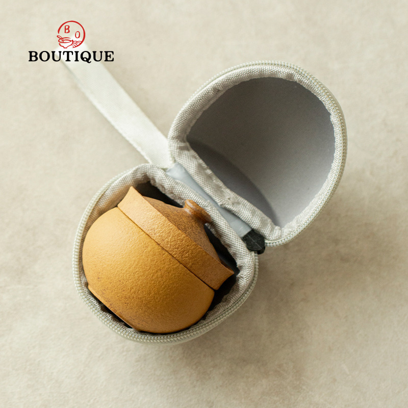 Coarse Pottery Travel Tea Set  - Korean Tea Set ulasan dan harga