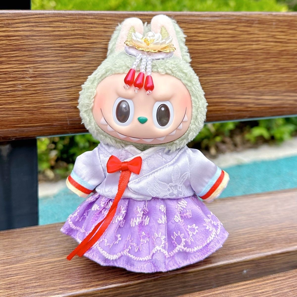 17cm Labubu V1v2v3 Pendant Dol - Traditional Korean Lifestyle ulasan dan harga