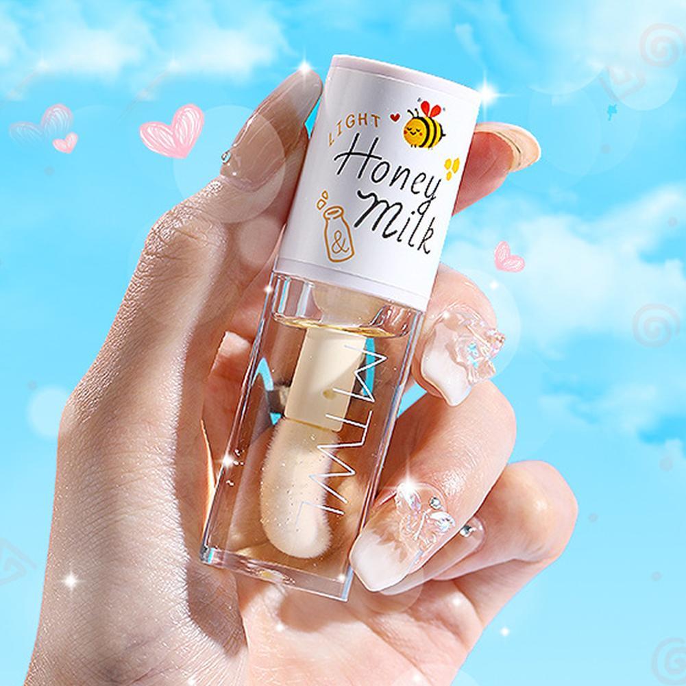 Korean Kawaii Lip gloss Honey  - Lip Tint Korean ulasan dan harga