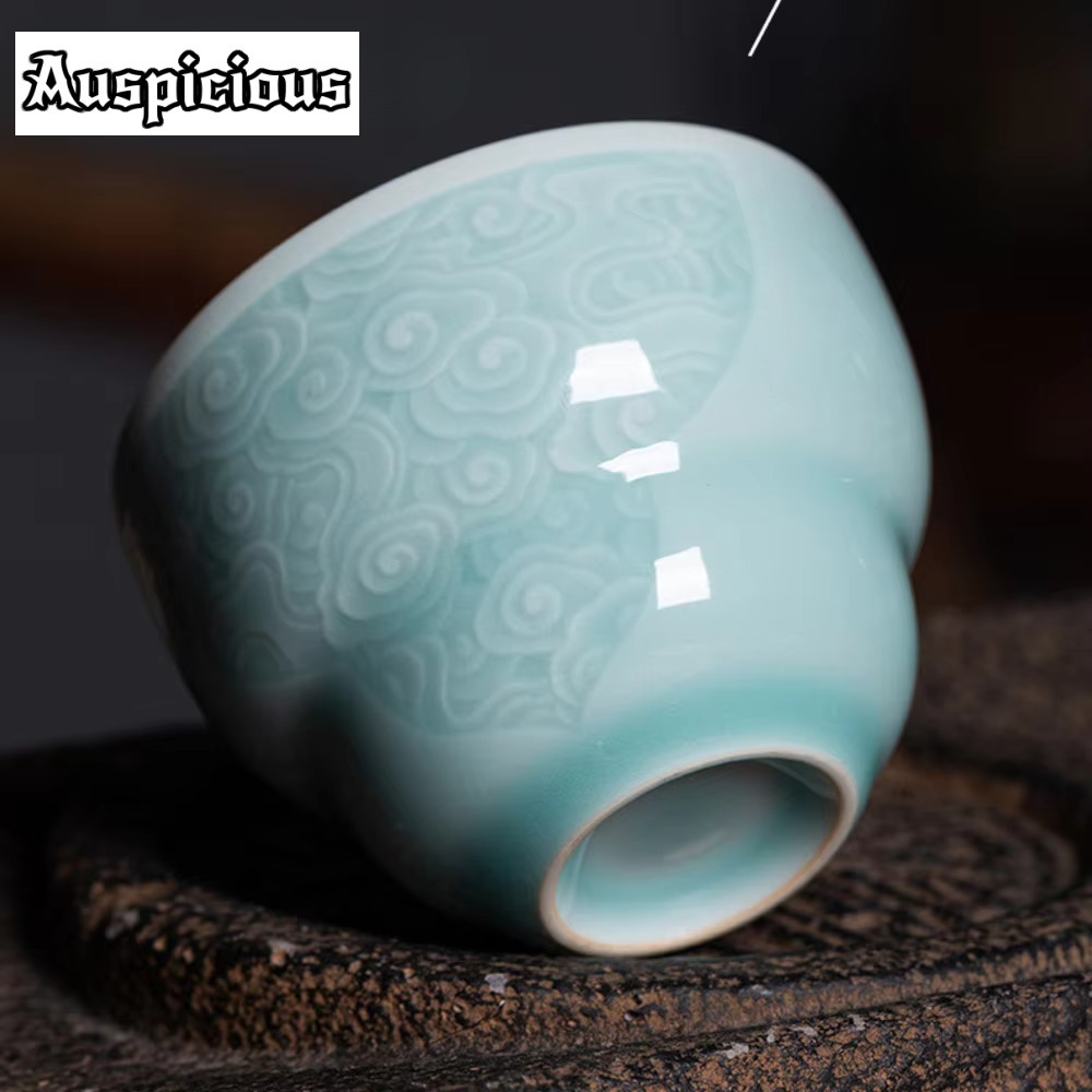100ml Handamde Longquan Celado - Celadon Ceramic Cup ulasan dan harga