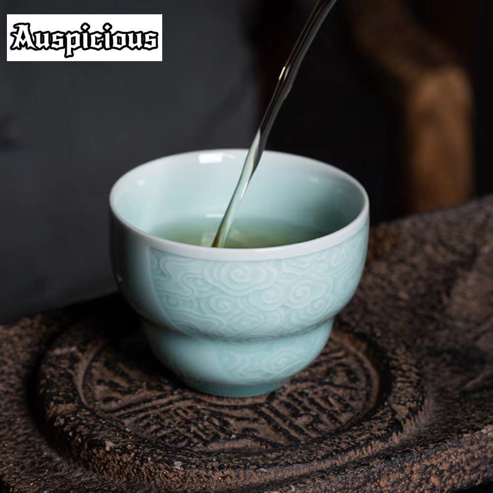 100ml Handamde Longquan Celado - Celadon Ceramic Cup ulasan dan harga