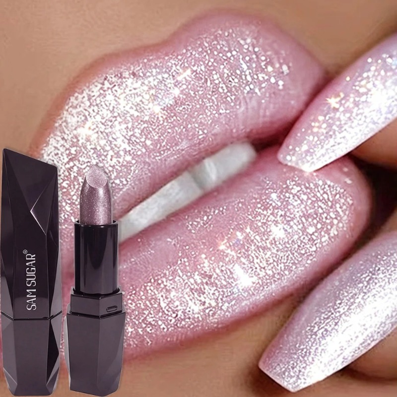6 Colors Pearlescent Pink Meta - Lip Tint Korean ulasan dan harga