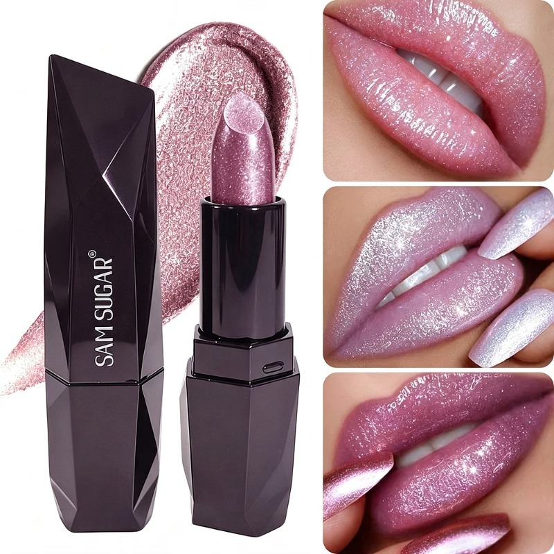 6 Colors Pearlescent Pink Meta - Lip Tint Korean ulasan dan harga