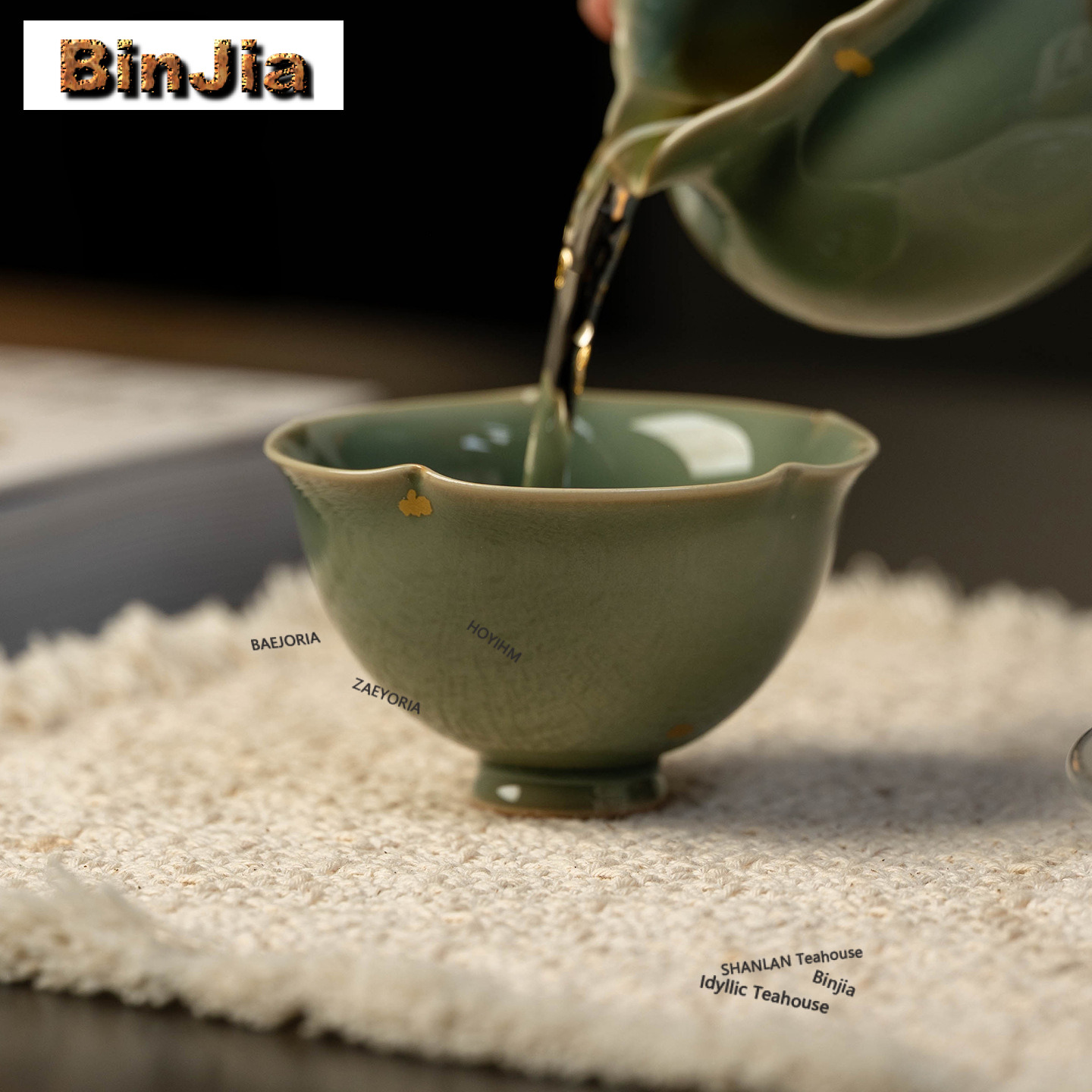 100ml Yue Kiln Celadon Teacup  - Celadon Ceramic Cup ulasan dan harga