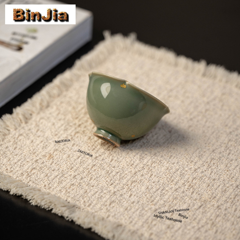 100ml Yue Kiln Celadon Teacup  - Celadon Ceramic Cup ulasan dan harga