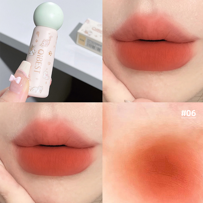 QIBEST Cute Velvet Matte Lip M - Lip Tint Korean ulasan dan harga