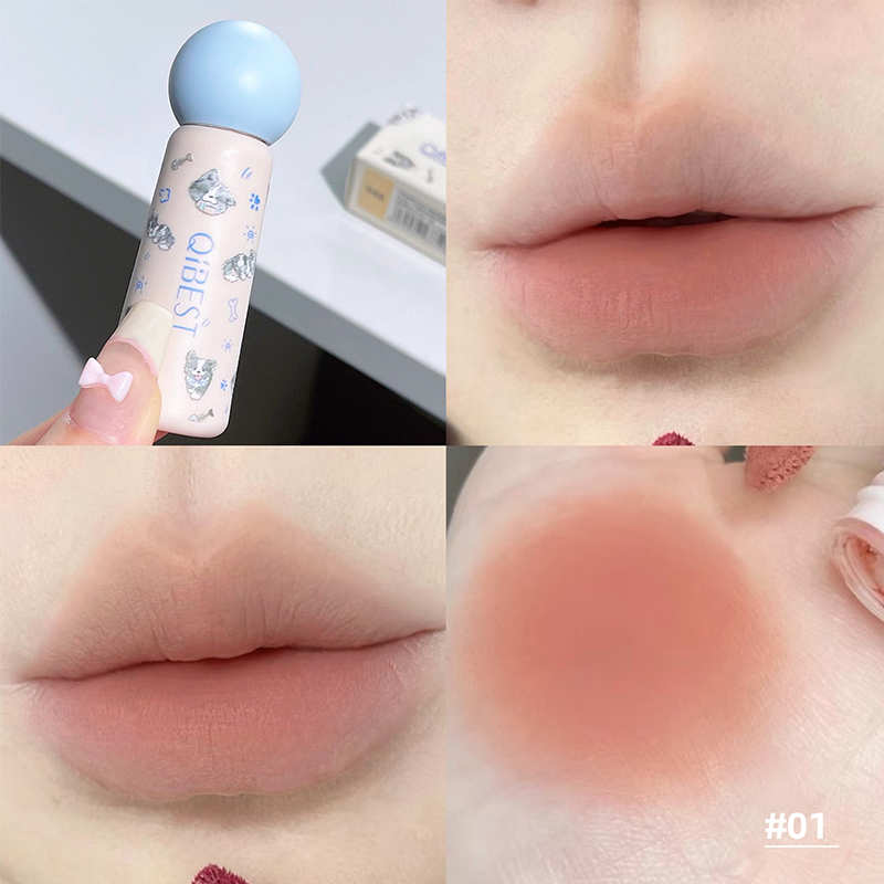 QIBEST Cute Velvet Matte Lip M - Lip Tint Korean ulasan dan harga