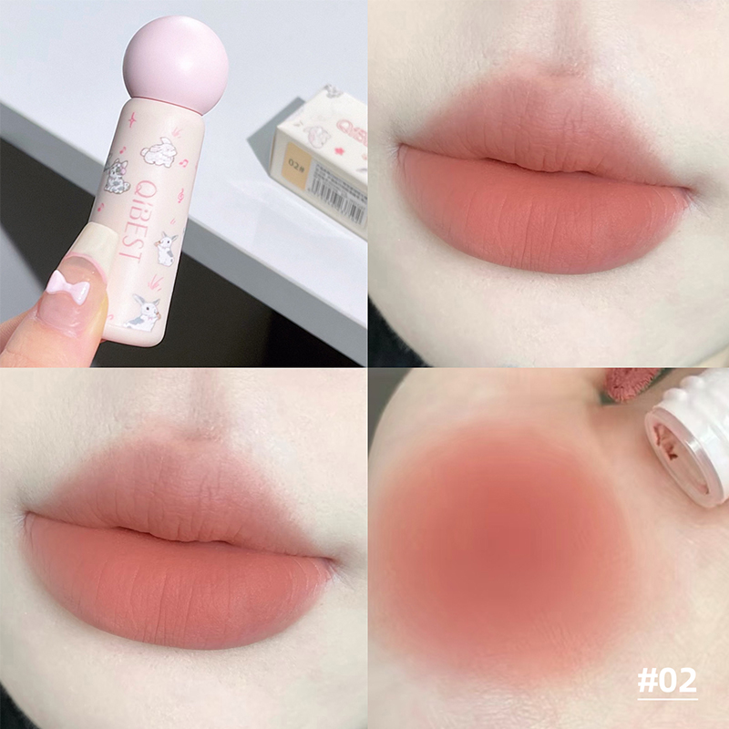 QIBEST Cute Velvet Matte Lip M - Lip Tint Korean ulasan dan harga