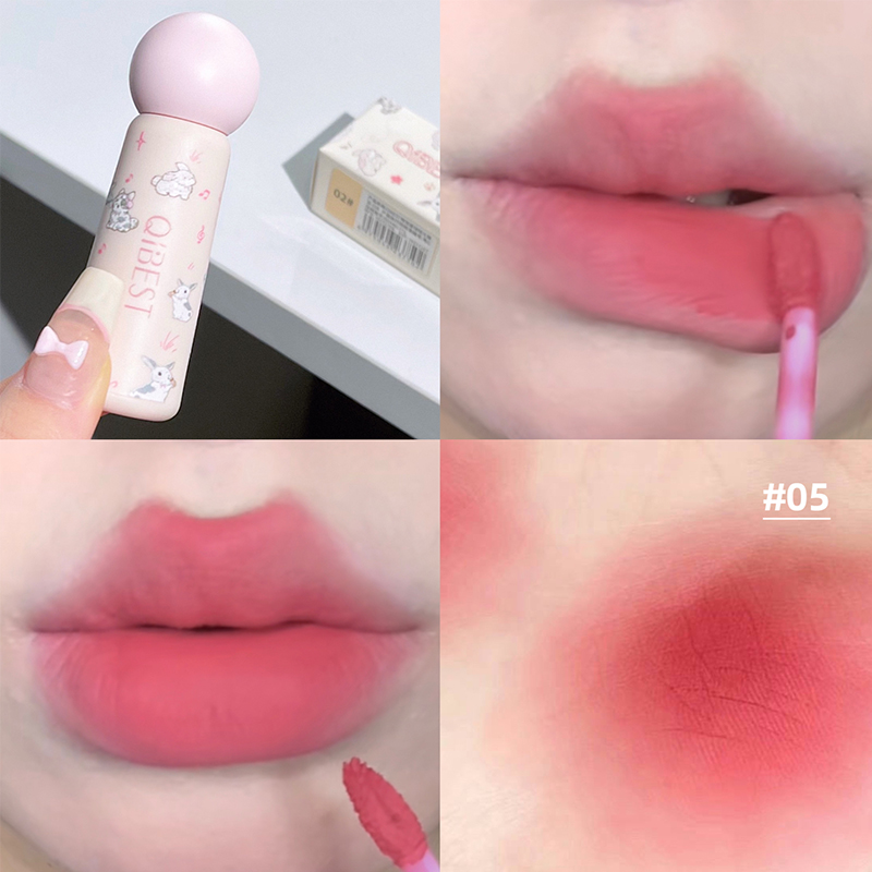 QIBEST Cute Velvet Matte Lip M - Lip Tint Korean ulasan dan harga