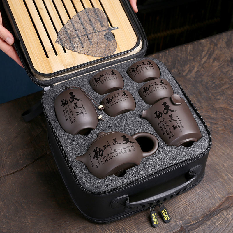 Portable Ceramic Teaware Set C - Korean Tea Set ulasan dan harga