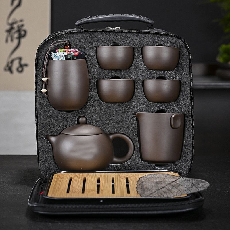 Portable Ceramic Teaware Set C - Korean Tea Set ulasan dan harga