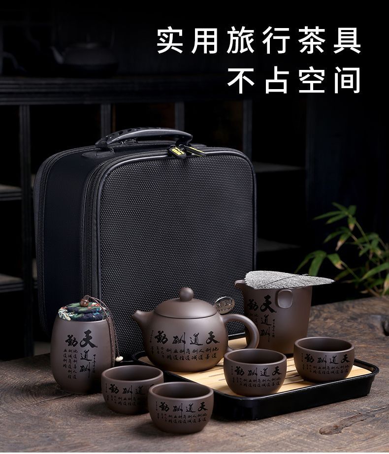 Portable Ceramic Teaware Set C - Korean Tea Set ulasan dan harga