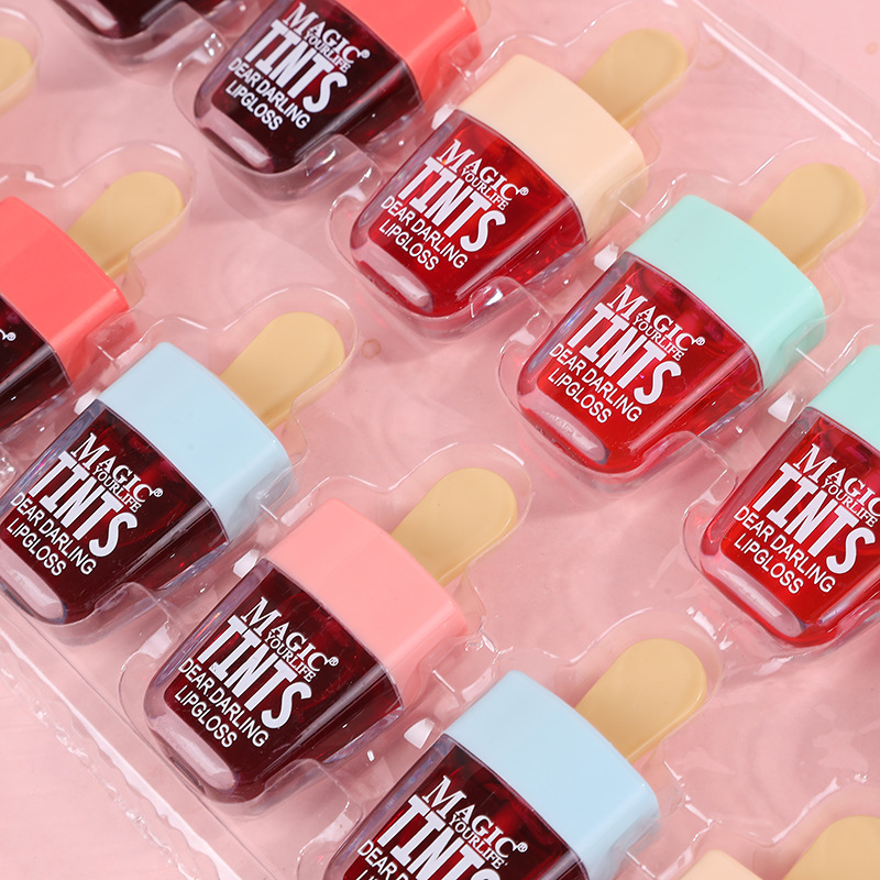 12Pcs Korea Fruit Lip Tint Ice - Lip Tint Korean ulasan dan harga