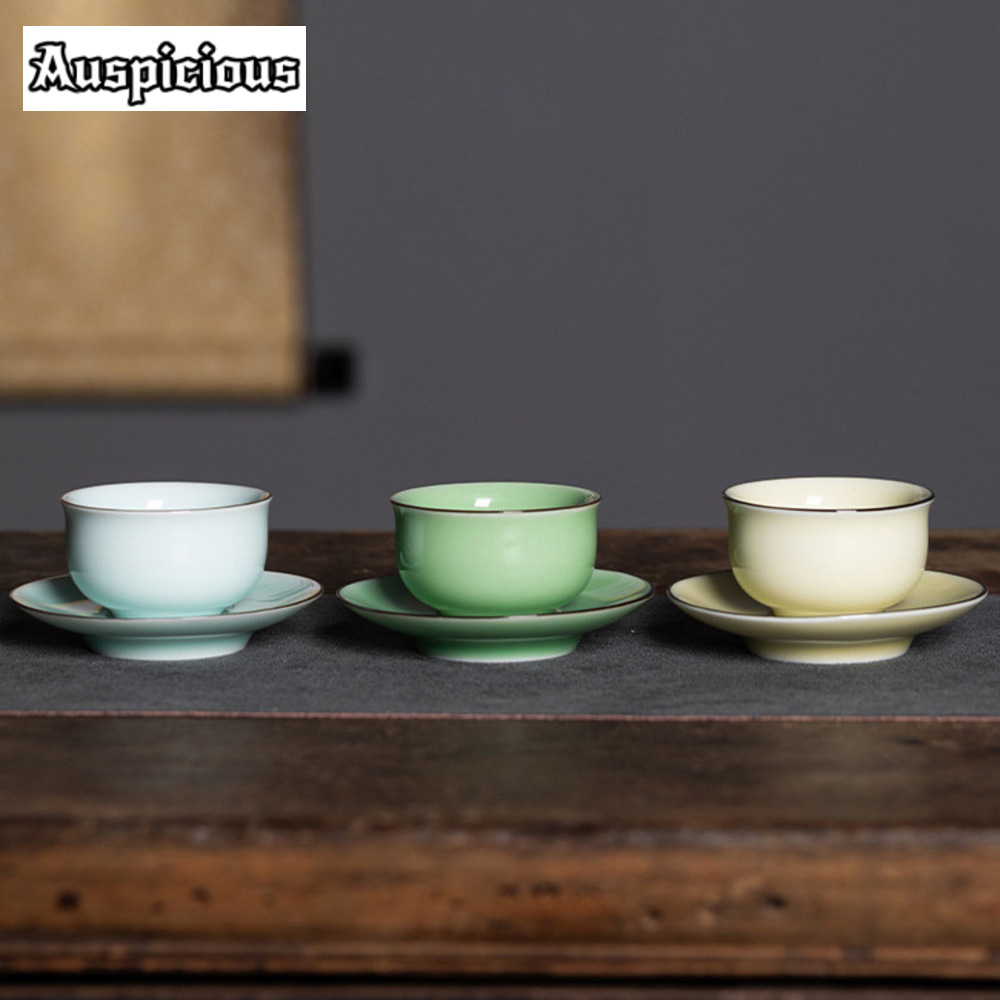 70ML Longquan Celadon Teacup E - Celadon Ceramic Cup ulasan dan harga